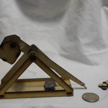 Intra απο ξύλο plywood 3mm-4mm πάχος - Trebuchet Δίασταση 30x30 cm Intraeaxys-pok32487 - Image 1