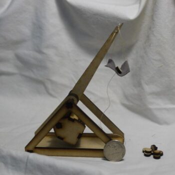 Intra απο ξύλο plywood 3mm-4mm πάχος - Trebuchet Δίασταση 30x30 cm Intraeaxys-pok32487 - Image 3
