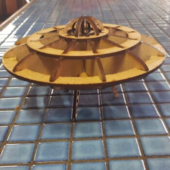 Intra απο ξύλο plywood 3mm-4mm πάχος - UFO 3D Puzzle Δίασταση 30x30 cm Intraeaxys-yon0nyk7 - Image 1