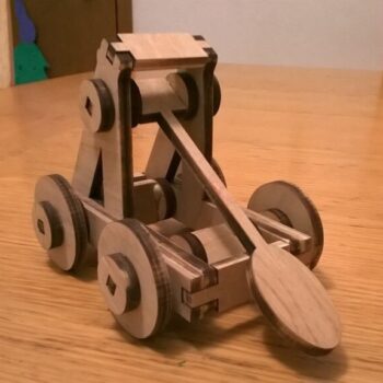 Intra απο ξύλο plywood 3mm-4mm πάχος - Πολιορκητικός Καταπέλτης Δίασταση 30x30 cm Intraeaxys-ro6yg427 - Image 1