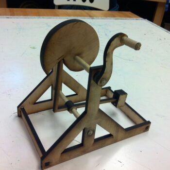 Intra απο ξύλο plywood 3mm-4mm πάχος - Leonardo Da Vinci Cam Hammer Δίασταση 30x30 cm Intraeaxys-qomm0d4o - Image 1