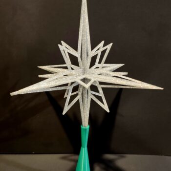 Intra απο ξύλο plywood 3mm-4mm πάχος - Moravian Star 18 Point Δίασταση 30x30 cm Intraeaxys-lopqznk7 - Image 1