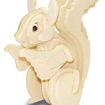 Intra απο ξύλο plywood 3mm-4mm πάχος - Σκίουρος 3D παζλ Δίασταση 30x30 cm Intraeaxys-eo0qv301 - Image 1