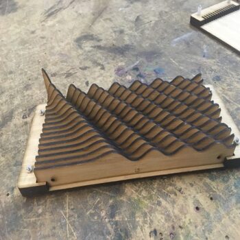 Intra απο ξύλο plywood 3mm-4mm πάχος - Στολίδι γραφείου Bessel Functions Δίασταση 10x10 cm Intraeaxys-r1z2llp1 - Image 2