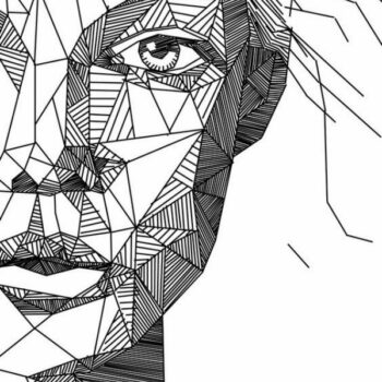 Intra απο ξύλο plywood 3mm-4mm πάχος - Engrave Girl Face Line Art Δίασταση 30x30 cm Intraeaxys-eoxlj8vo - Image 5