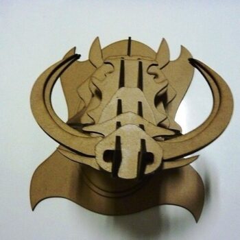 Intra απο ξύλο plywood 3mm-4mm πάχος - Warthog Pumbaa 4mm Δίασταση 30x30 cm Intraeaxys-loprdk1w - Image 1