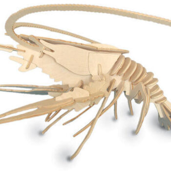 Intra απο ξύλο plywood 3mm-4mm πάχος - Αστακός 3D Ξύλινος παζλ 3mm Δίασταση 30x30 cm Intraeaxys-d1lvvvyo - Image 1