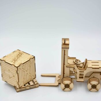 Intra απο ξύλο plywood 3mm-4mm πάχος - Περονοφόρα 3D παζλ Δίασταση 30x30 cm Intraeaxys-qomm9g8o - Image 1