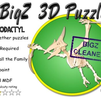 Intra απο ξύλο plywood 3mm-4mm πάχος - Pterodactylus 3D Puzzle Δίασταση 30x30 cm Intraeaxys-joed9x81 - Image 1