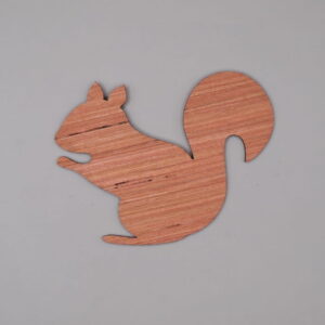 Intra απο ξύλο plywood 3mm-4mm πάχος - Σχήμα κοπής ξύλου σκίουρου Δίασταση 30x30 cm Intraeaxys-joed4z91