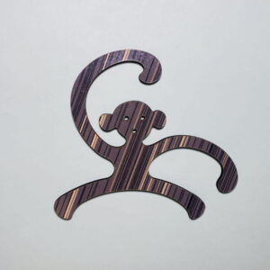 Intra απο ξύλο plywood 3mm-4mm πάχος - Ημιτελής ξύλινη χειροτεχνία σε σχήμα μαϊμού Δίασταση 30x30 cm Intraeaxys-d1lve3zo