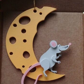 Intra απο ξύλο plywood 3mm-4mm πάχος - Ποντίκι Δίασταση 30x30 cm Intraeaxys-m1d6y4d7 - Image 1