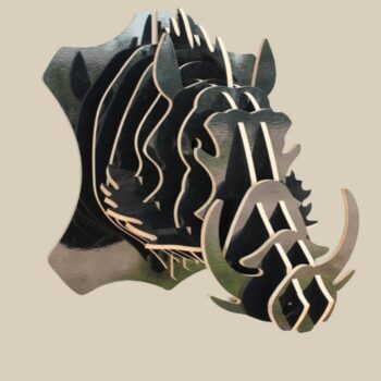 Intra απο ξύλο plywood 3mm-4mm πάχος - Warthog Pumbaa 3mm Δίασταση 30x30 cm Intraeaxys-joe4v816 - Image 1