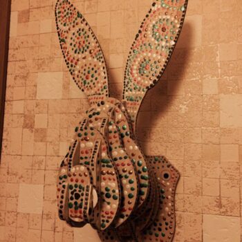 Intra απο ξύλο plywood 3mm-4mm πάχος - Τρισδιάστατο παζλ Rabbit Head Δίασταση 30x30 cm Intraeaxys-r7vnnk1d - Image 1