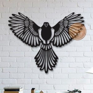 Intra απο ξύλο plywood 3mm-4mm πάχος - Πάνελ τοίχου Bird Δίασταση 30x30 cm Intraeaxys-pok38937