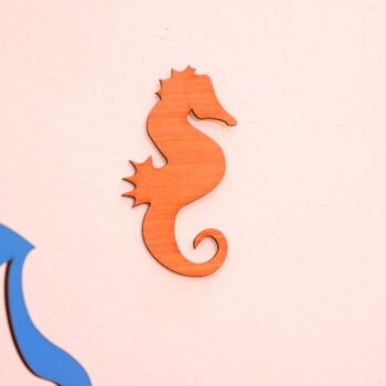 Intra απο ξύλο plywood 3mm-4mm πάχος - Κοπή ξύλου Seahorse Δίασταση 30x30 cm Intraeaxys-zo9y4047 - Image 9