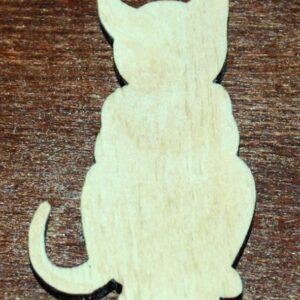 Intra απο ξύλο plywood 3mm-4mm πάχος - Γάτα ημιτελής ξύλινη κοπή Δίασταση 30x30 cm Intraeaxys-eoxlz3xo