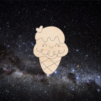 Intra απο ξύλο plywood 3mm-4mm πάχος - Παγωτό ντεκόρ για πάρτι Popsicle Δίασταση 30x30 cm Intraeaxys-eoxl5n4o - Image 1