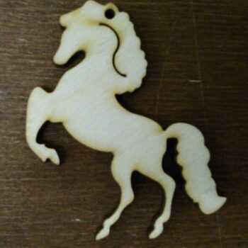 Intra απο ξύλο plywood 3mm-4mm πάχος - Ξύλινο ντεκόρ άλογο Δίασταση 30x30 cm Intraeaxys-078y9rmo - Image 1