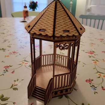 Intra απο ξύλο plywood 3mm-4mm πάχος - Bandstand 3D Puzzle 3mm Δίασταση 30x30 cm Intraeaxys-m1d6p0d7 - Image 1