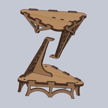 Intra απο ξύλο plywood 3mm-4mm πάχος - Τραπέζι Tensegrity 3mm Δίασταση 30x30 cm Intraeaxys-eo0q4d01 - Image 3