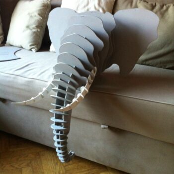 Intra απο ξύλο plywood 3mm-4mm πάχος - 3D παζλ Elephant Head 10mm Δίασταση 30x30 cm Intraeaxys-eo0zdg1g - Image 1