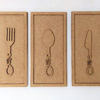 Intra απο ξύλο plywood 3mm-4mm πάχος - Τέχνη τοίχου τραπεζαρίας κουζίνας Δίασταση 30x30 cm Intraeaxys-pok30k87 - Image 1