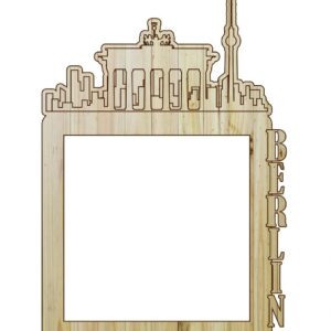 Intra απο ξύλο plywood 3mm-4mm πάχος - Κορνίζα Βερολίνο Δίασταση 30x30 cm Intraeaxys-eo0ew31g