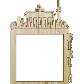 Intra απο ξύλο plywood 3mm-4mm πάχος - Κορνίζα Βερολίνο Δίασταση 30x30 cm Intraeaxys-eo0ew31g - Image 1