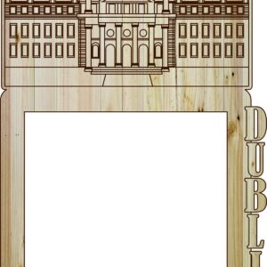 Intra απο ξύλο plywood 3mm-4mm πάχος - Κορνίζα Δουβλίνο Δίασταση 30x30 cm Intraeaxys-51rnw076