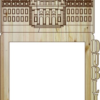 Intra απο ξύλο plywood 3mm-4mm πάχος - Κορνίζα Δουβλίνο Δίασταση 30x30 cm Intraeaxys-ro6neq1x - Image 1