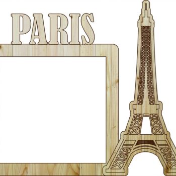 Intra απο ξύλο plywood 3mm-4mm πάχος - Κορνίζα Παρίσι Δίασταση 30x30 cm Intraeaxys-078z2m75 - Image 1