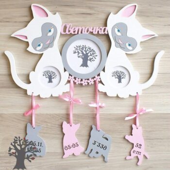 Intra απο ξύλο plywood 3mm-4mm πάχος - Koshki Foto Metrika Δίασταση 30x30 cm Intraeaxys-6o3gqj7n - Image 1