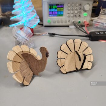 Intra απο ξύλο plywood 3mm-4mm πάχος - Διακόσμηση Τουρκίας για την Ημέρα των Ευχαριστιών Δίασταση 30x30 cm Intraeaxys-zo9ynnr7 - Image 1