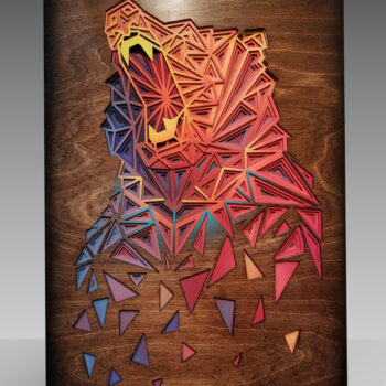 Intra απο ξύλο plywood 3mm-4mm πάχος - Bear Art Arch Δίασταση 30x30 cm Intraeaxys-d1le867m - Image 1