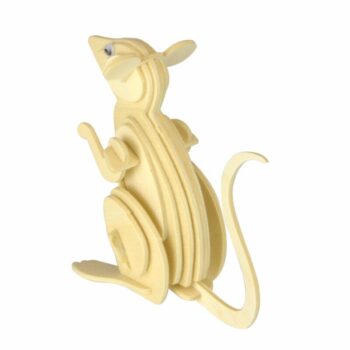 Intra απο ξύλο plywood 3mm-4mm πάχος - Ποντίκι 3D Ξύλινο Παζλ DWG Αρχείο Δίασταση 30x30 cm Intraeaxys-pok3z5d7 - Image 4