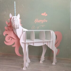 Intra απο ξύλο plywood 3mm-4mm πάχος - Стол полка единорог для кэнди бара и декора Δίασταση 30x30 cm Intraeaxys-zo9qke1k