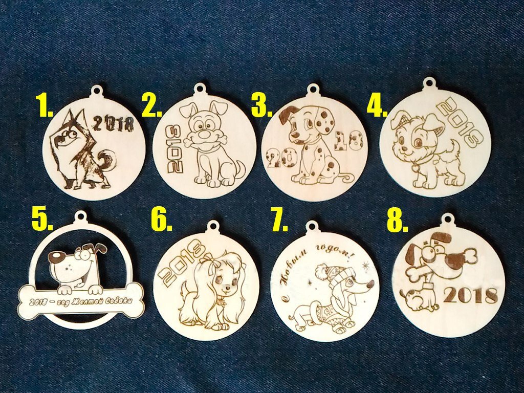 Intra απο ξύλο plywood 3mm-4mm πάχος - Παιχνίδια Σκύλοι Δίασταση 30x30 cm Intraeaxys-joend6o6