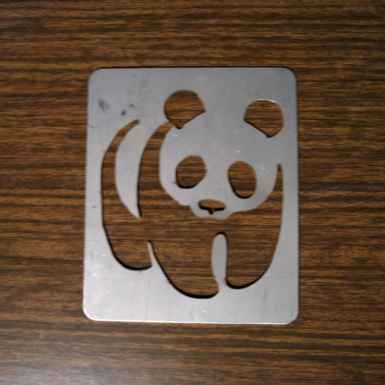 Intra απο ξύλο plywood 3mm-4mm πάχος - WWF Panda Δίασταση 30x30 cm Intraeaxys-eoxlgdvo