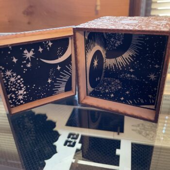 Intra απο ξύλο plywood 3mm-4mm πάχος - Hellraiser Box Δίασταση 30x30 cm Intraeaxys-p7ym0wz7 - Image 3