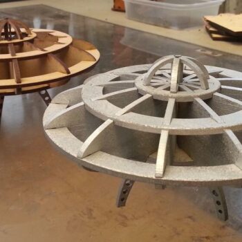 Intra απο ξύλο plywood 3mm-4mm πάχος - Ιπτάμενος δίσκος 3D παζλ Δίασταση 30x30 cm Intraeaxys-075y3j8o - Image 6