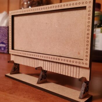 Intra απο ξύλο plywood 3mm-4mm πάχος - Miniature Billboard Mini Desktop Billboard Δίασταση 30x30 cm Intraeaxys-eo4qp8y7 - Image 1