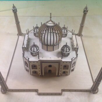 Intra απο ξύλο plywood 3mm-4mm πάχος - Ταζ Μαχάλ τρισδιάστατο παζλ Δίασταση 30x30 cm Intraeaxys-zo9yn3w7 - Image 1