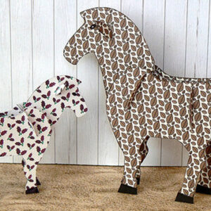 Intra απο ξύλο plywood 3mm-4mm πάχος - Τρισδιάστατο παζλ αλόγων Δίασταση 30x30 cm Intraeaxys-51r36r16