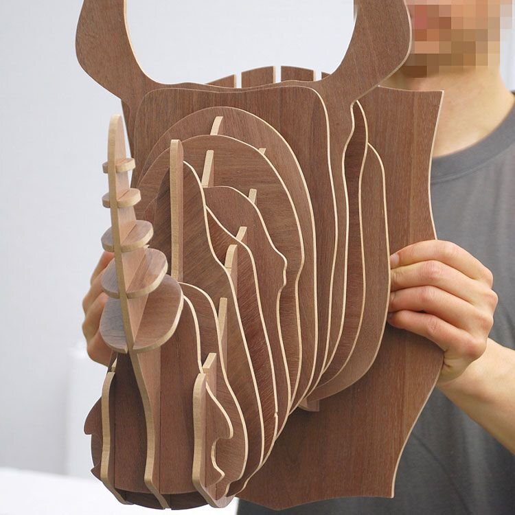 Intra απο ξύλο plywood 3mm-4mm πάχος - Golova Nosoroga Δίασταση 30x30 cm Intraeaxys-d1lzg67m