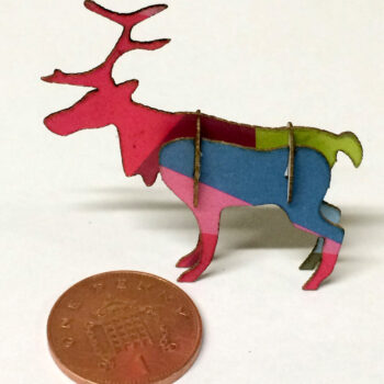 Intra απο ξύλο plywood 3mm-4mm πάχος - Μίνι Τάρανδος Δίασταση 30x30 cm Intraeaxys-zo9y5xx7 - Image 1