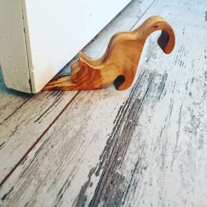 Intra απο ξύλο plywood 3mm-4mm πάχος - Σφήνα πόρτας σε σχήμα γάτας Δίασταση 30x30 cm Intraeaxys-qomgy8o3