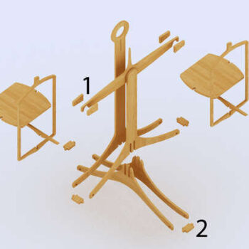 Intra απο ξύλο plywood 3mm-4mm πάχος - Justice Balance τρισδιάστατο παζλ Δίασταση 30x30 cm Intraeaxys-d1lvpnzo - Image 3