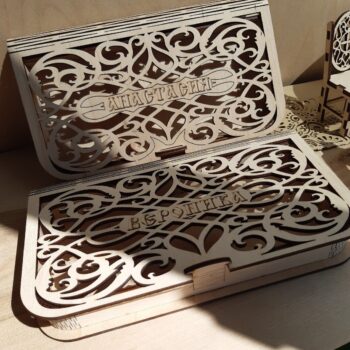 Intra απο ξύλο plywood 3mm-4mm πάχος - Διακοσμητικό Κουτιά Δίασταση 30x30 cm Intraeaxys-pok380d7 - Image 1