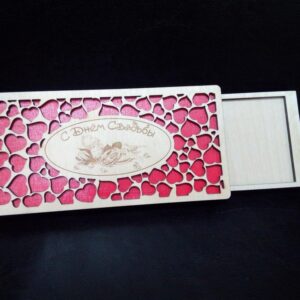 Intra απο ξύλο plywood 3mm-4mm πάχος - Κουτιά για το γάμο Δίασταση 30x30 cm Intraeaxys-eoxl28jo